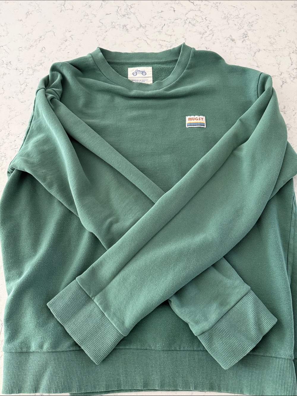Mugsy Green vintage Crewneck Sweatshirt for Men XL
